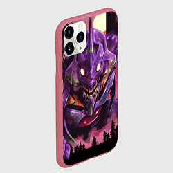 Чехол iPhone 11 Pro матовый Neon Genesis Evangelion - Eva, цвет: 3D-малиновый — фото 2