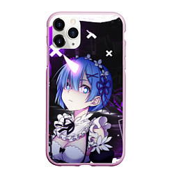 Чехол iPhone 11 Pro матовый Rem - ReZero - Абстракция