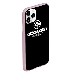 Чехол iPhone 11 Pro матовый Киберпанк - Arasaka Academy, цвет: 3D-розовый — фото 2