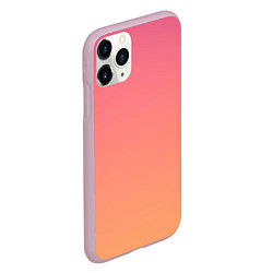 Чехол iPhone 11 Pro матовый Закатное небо, цвет: 3D-розовый — фото 2