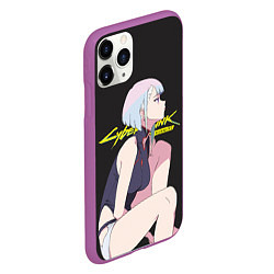 Чехол iPhone 11 Pro матовый Sweet Lucy, цвет: 3D-фиолетовый — фото 2