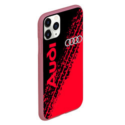 Чехол iPhone 11 Pro матовый Audi, цвет: 3D-малиновый — фото 2