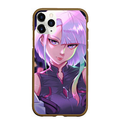 Чехол iPhone 11 Pro матовый Beautiful Lucy, цвет: 3D-коричневый