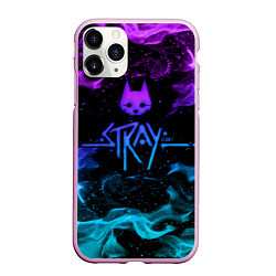 Чехол iPhone 11 Pro матовый Stray fire, цвет: 3D-розовый