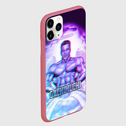 Чехол iPhone 11 Pro матовый Billie Herrington: Gachimuchi, цвет: 3D-малиновый — фото 2