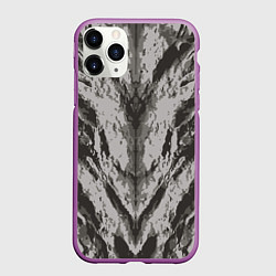 Чехол iPhone 11 Pro матовый Asgards rock, цвет: 3D-фиолетовый