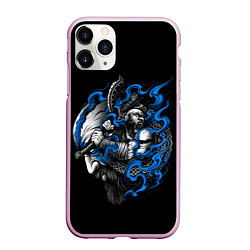 Чехол iPhone 11 Pro матовый Ледяная ярость Кратоса GoW Ragnarok