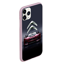 Чехол iPhone 11 Pro матовый Citroen - Racing team - Motorsport, цвет: 3D-розовый — фото 2