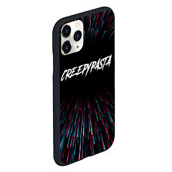 Чехол iPhone 11 Pro матовый CreepyPasta infinity, цвет: 3D-черный — фото 2