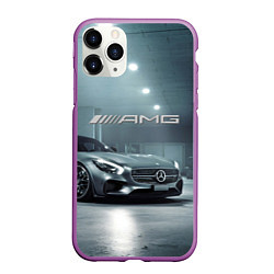 Чехол iPhone 11 Pro матовый Mercedes AMG - Motorsport