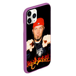 Чехол iPhone 11 Pro матовый Limp Bizkit, цвет: 3D-фиолетовый — фото 2