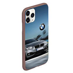 Чехол iPhone 11 Pro матовый Бэха - скоростной режим, цвет: 3D-коричневый — фото 2