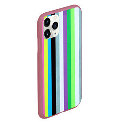Чехол iPhone 11 Pro матовый Множество цветов, цвет: 3D-малиновый — фото 2
