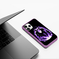 Чехол iPhone 11 Pro матовый The phenom undertaker, цвет: 3D-фиолетовый — фото 2