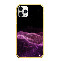 Чехол iPhone 11 Pro матовый Retro wave night