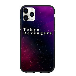 Чехол iPhone 11 Pro матовый Tokyo Revengers gradient space