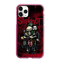 Чехол iPhone 11 Pro матовый Slipknot art