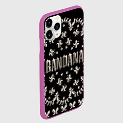 Чехол iPhone 11 Pro матовый По мотивам альбома BANDANA Кизару Биг Бейби Тейп, цвет: 3D-фиолетовый — фото 2