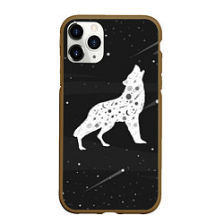 Чехол iPhone 11 Pro матовый Созвездие волка - волк из звезд