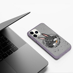 Чехол iPhone 11 Pro матовый 2023 im ready for you, цвет: 3D-серый — фото 2