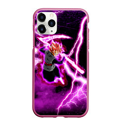 Чехол iPhone 11 Pro матовый Гоку Блек Аниме Dragon Ball