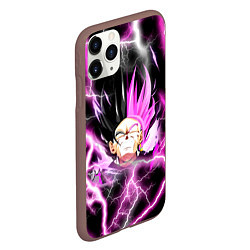 Чехол iPhone 11 Pro матовый Драгон Бол Гоку Блек Dragon Ball, цвет: 3D-коричневый — фото 2