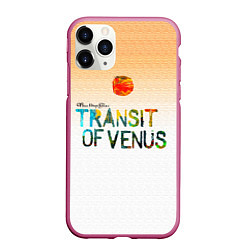 Чехол iPhone 11 Pro матовый Transit of Venus - Three Days Grace, цвет: 3D-малиновый