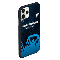 Чехол iPhone 11 Pro матовый Hoffenheim legendary форма фанатов, цвет: 3D-черный — фото 2