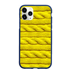 Чехол iPhone 11 Pro матовый Жёлтый свитер - Осень-Зима 2028, цвет: 3D-тёмно-синий