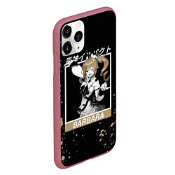 Чехол iPhone 11 Pro матовый Genshin Impact: Barbara, цвет: 3D-малиновый — фото 2