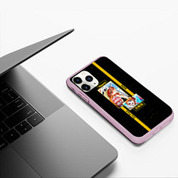 Чехол iPhone 11 Pro матовый One Piece Nami, цвет: 3D-розовый — фото 2