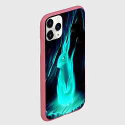 Чехол iPhone 11 Pro матовый Водяной Кроль, цвет: 3D-малиновый — фото 2