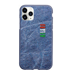 Чехол iPhone 11 Pro матовый Milano - Italy - Jeans - Fashion, цвет: 3D-серый