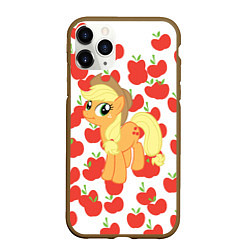 Чехол iPhone 11 Pro матовый AppleJack, цвет: 3D-коричневый