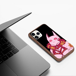 Чехол iPhone 11 Pro матовый Милый стенд Killer Queen - Jojo, цвет: 3D-коричневый — фото 2