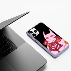 Чехол iPhone 11 Pro матовый Милый стенд Killer Queen - Jojo, цвет: 3D-светло-сиреневый — фото 2