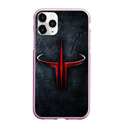 Чехол iPhone 11 Pro матовый Quake 3 arena, цвет: 3D-розовый