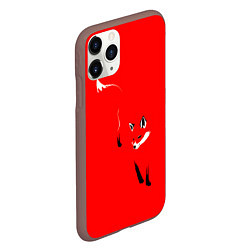 Чехол iPhone 11 Pro матовый Красная лиса, цвет: 3D-коричневый — фото 2
