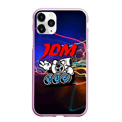 Чехол iPhone 11 Pro матовый JDM style - engine - gesture