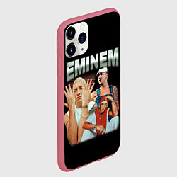 Чехол iPhone 11 Pro матовый Eminem Slim Shady, цвет: 3D-малиновый — фото 2