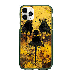 Чехол iPhone 11 Pro матовый Rusty radiation, цвет: 3D-темно-зеленый