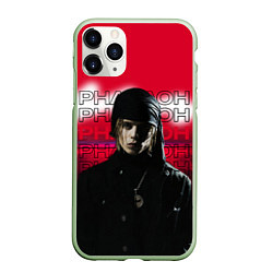 Чехол iPhone 11 Pro матовый Pharaoh Red Moon