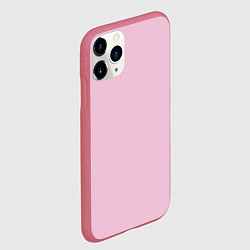 Чехол iPhone 11 Pro матовый Розовый радуга, цвет: 3D-малиновый — фото 2