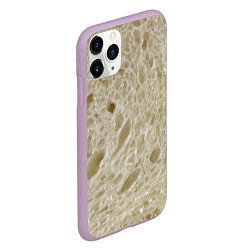 Чехол iPhone 11 Pro матовый Хлебный мякиш, цвет: 3D-сиреневый — фото 2