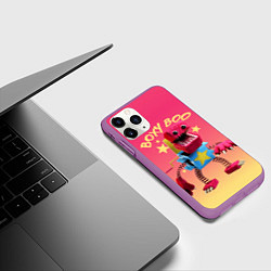 Чехол iPhone 11 Pro матовый Project Playtime Бокси Бу, цвет: 3D-фиолетовый — фото 2
