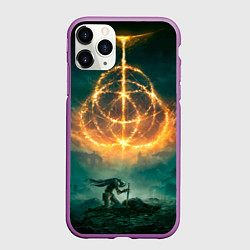 Чехол iPhone 11 Pro матовый Elden Ring, цвет: 3D-фиолетовый
