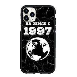 Чехол iPhone 11 Pro матовый На Земле с 1997: краска на темном, цвет: 3D-черный