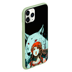 Чехол iPhone 11 Pro матовый Принцесса мстительных духов, цвет: 3D-салатовый — фото 2