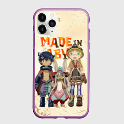 Чехол iPhone 11 Pro матовый Made in Abyss, цвет: 3D-фиолетовый