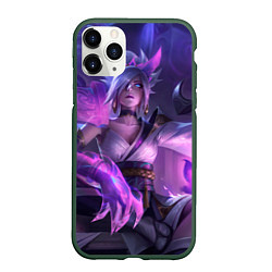 Чехол iPhone 11 Pro матовый Ривен, цвет: 3D-темно-зеленый